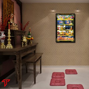 Tranh phật giáo treo phòng thờ